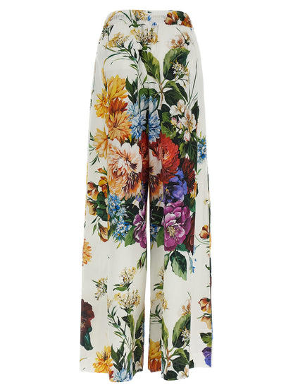 Floral bouquet printed pants Pants