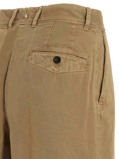Printed cotton trousers Pants