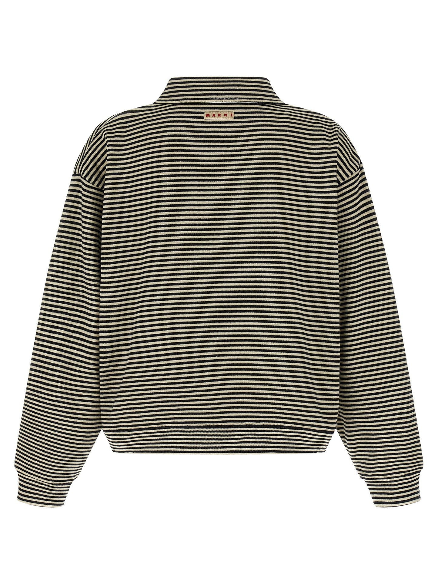 Striped polo sweatshirt Sweatshirt