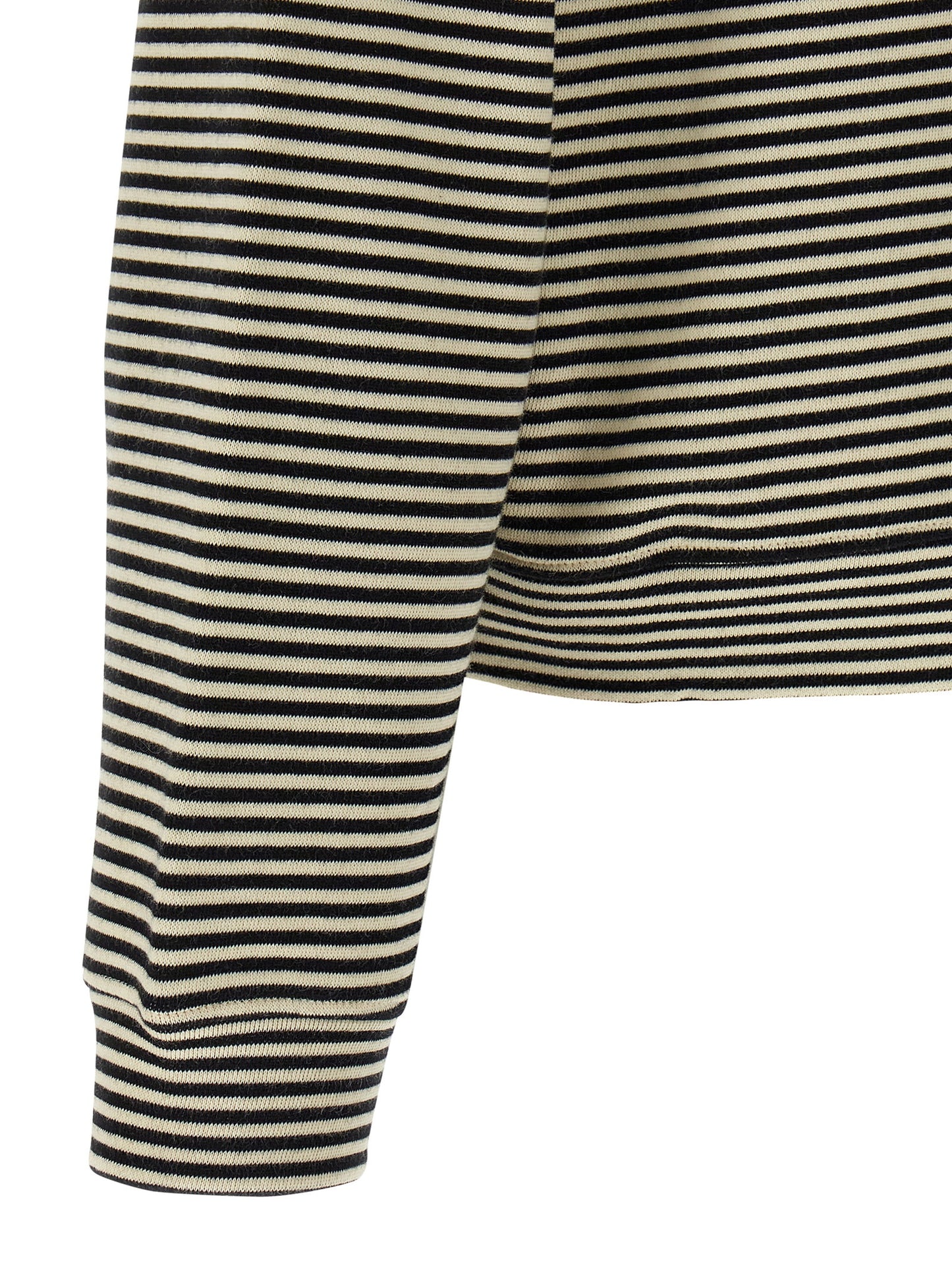 Striped polo sweatshirt Sweatshirt