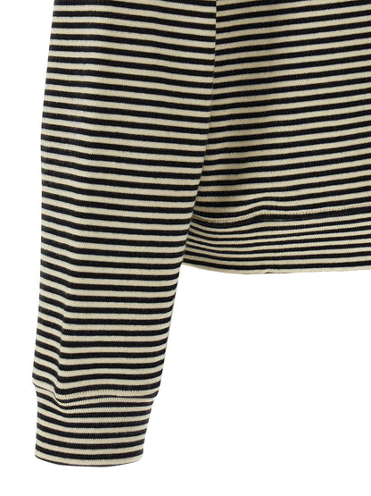 Striped polo sweatshirt Sweatshirt