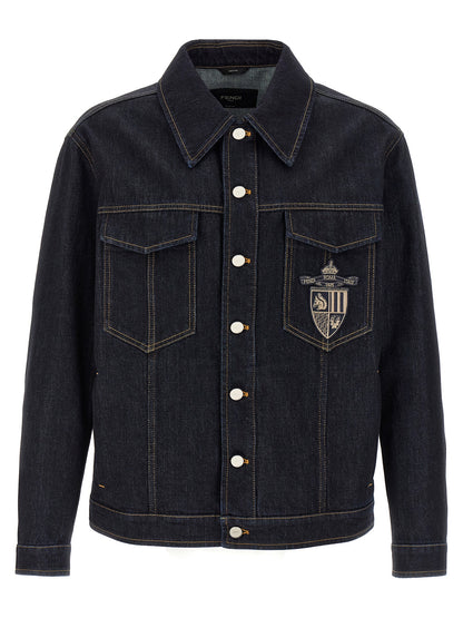 Fendi Crest jacket Down jacket, Parka, Casual jackets