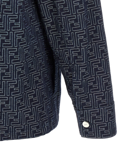 Overshirt denim FF Casual jackets, parka