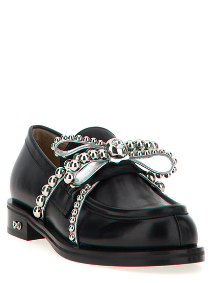'Crystal Studs' loafers Loafers