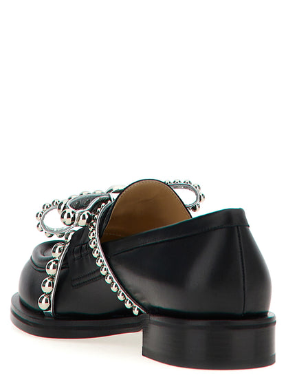 'Crystal Studs' loafers Loafers