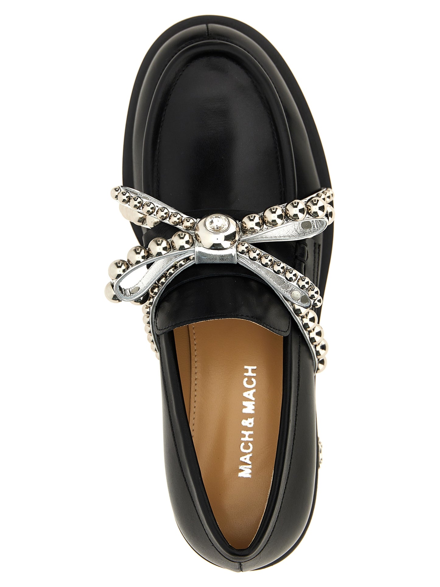 'Crystal Studs' loafers Loafers