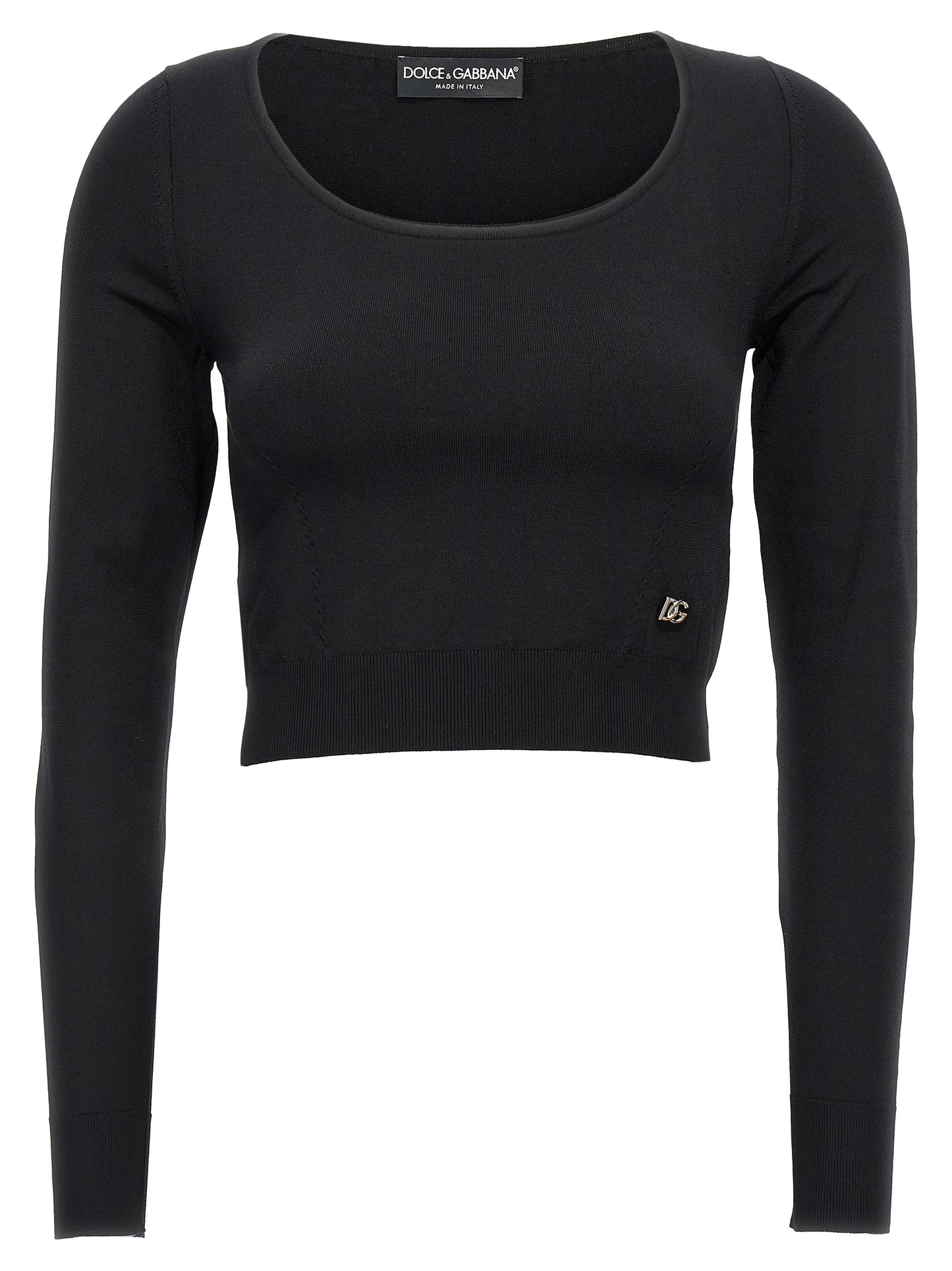 Logo cropped sweater Sweater, cardigans