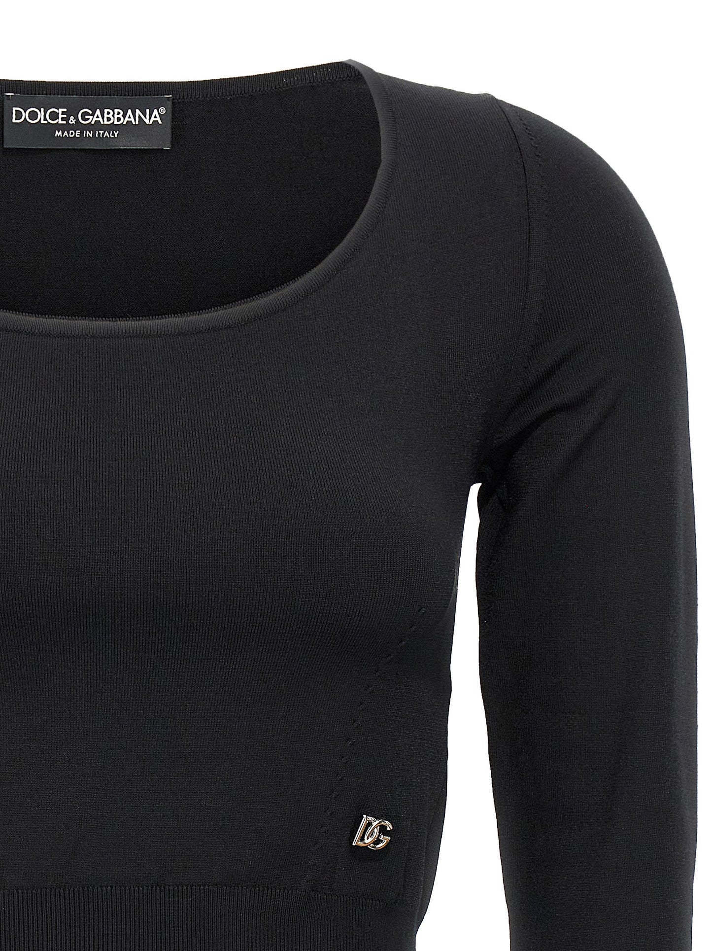 Logo cropped sweater Sweater, cardigans
