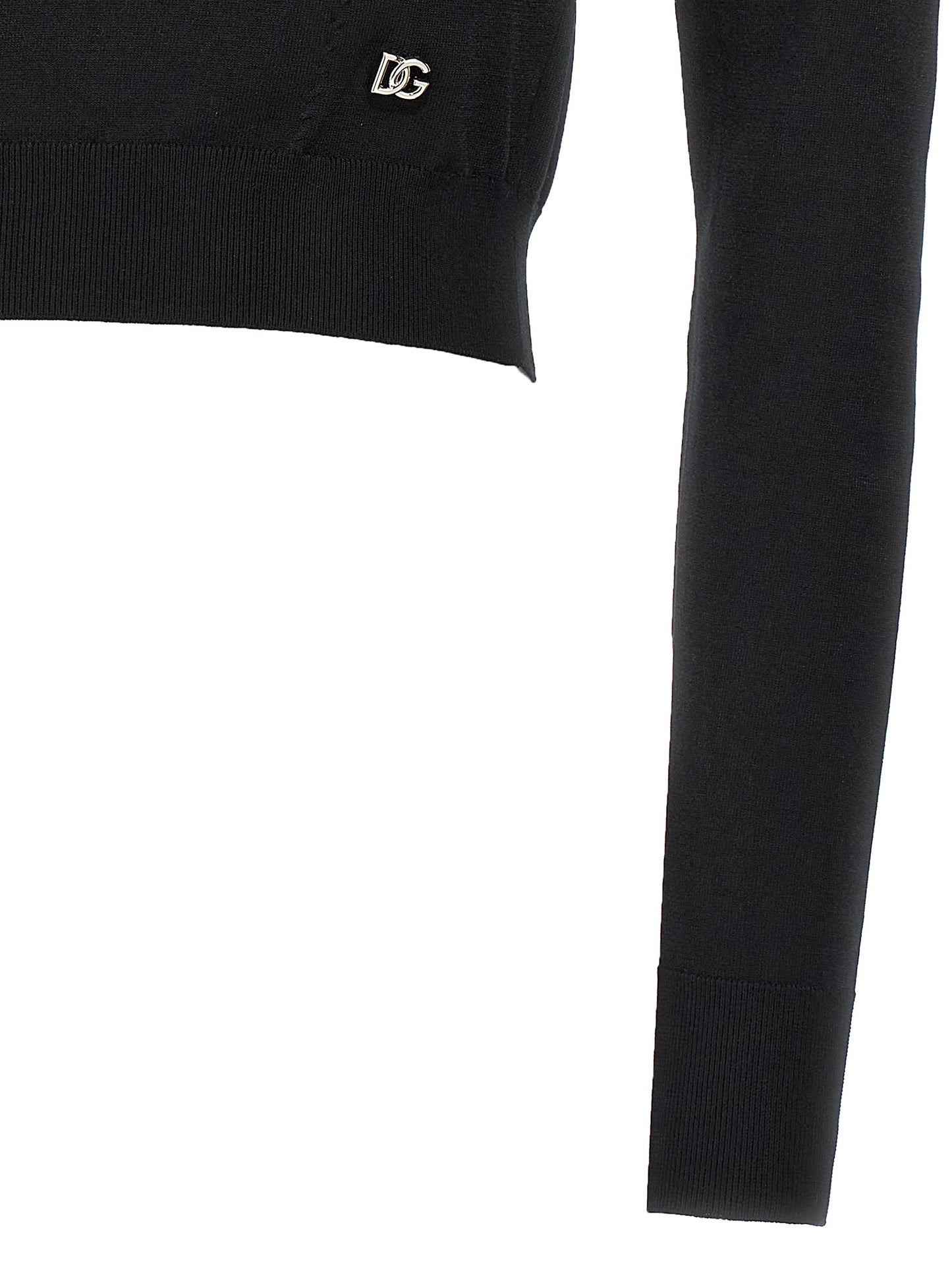 Logo cropped sweater Sweater, cardigans