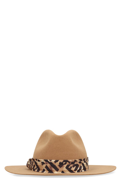 Fendi Cappello feltro lana fascia s
