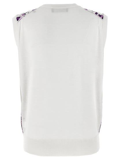 'Maiolica' printed vest Gilet