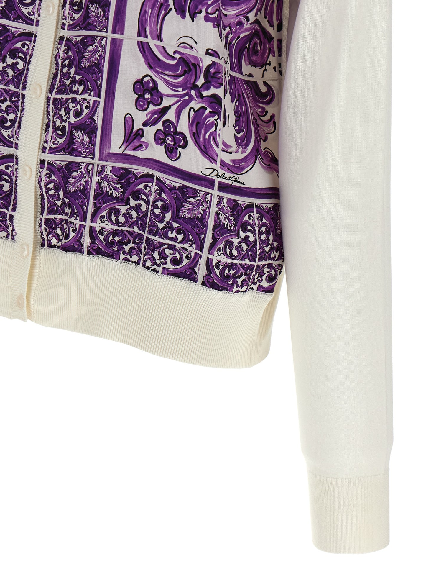'Maiolica' print cardigan Sweater, cardigans
