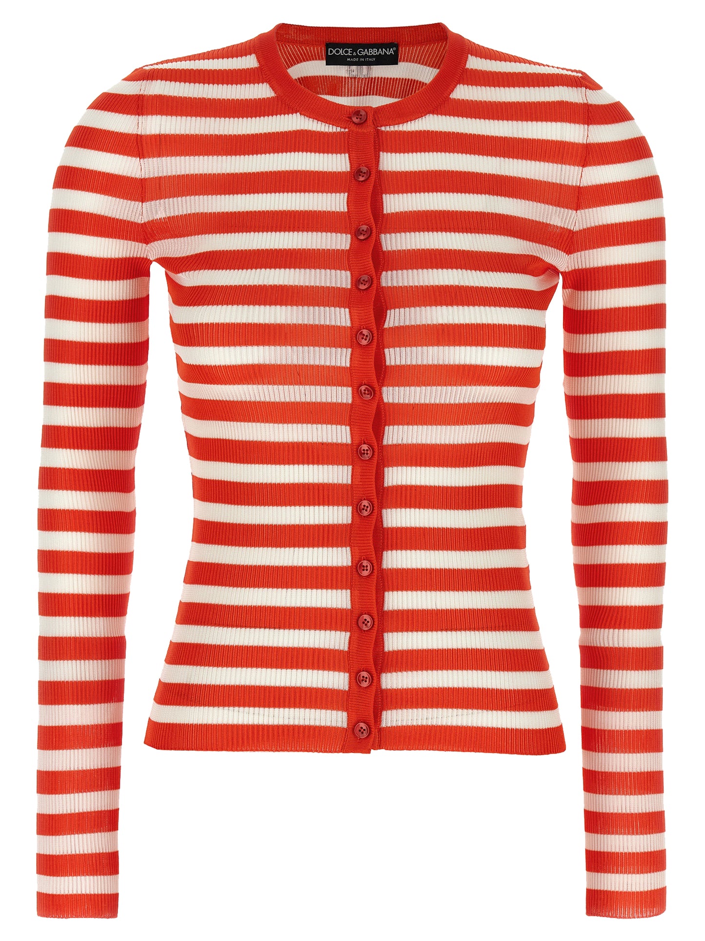 Striped viscose cardigan Sweater, cardigans