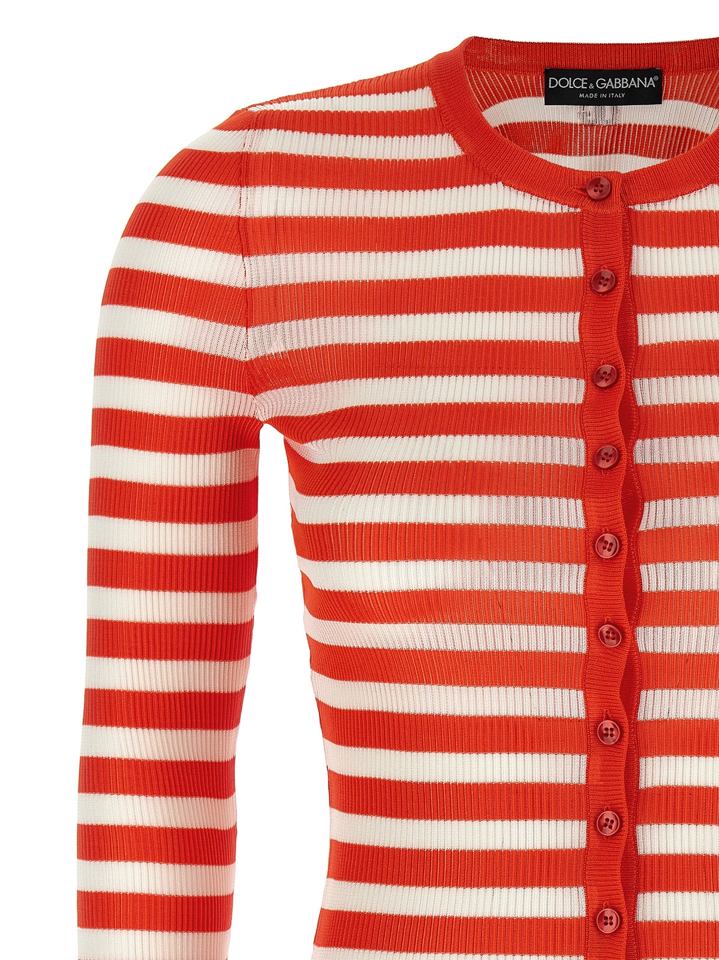 Striped viscose cardigan Sweater, cardigans
