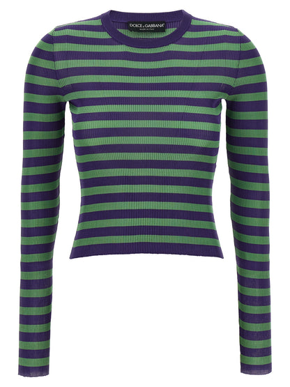 Striped viscose sweater Sweater, cardigans