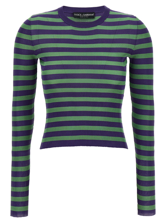 Striped viscose sweater Sweater, cardigans