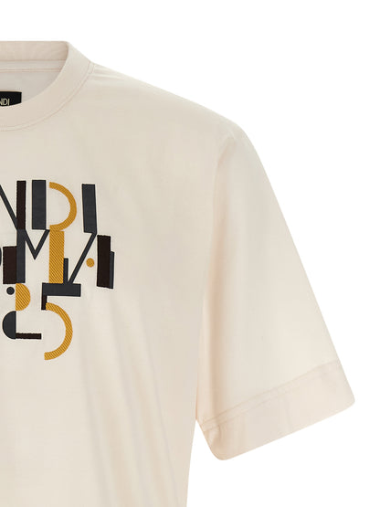 'Fendi Roma 1925' print T-shirt T-shirt
