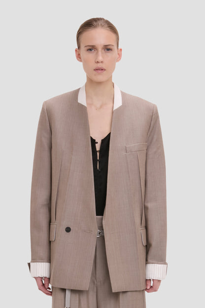 Victoria Beckham Collarless jacket