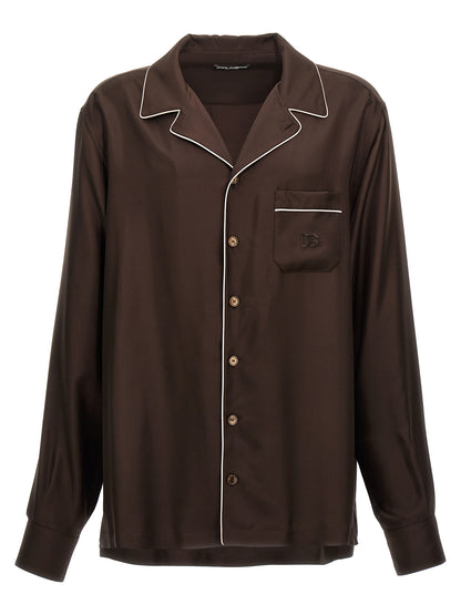 Logo embroidery shirt Shirt, blouse