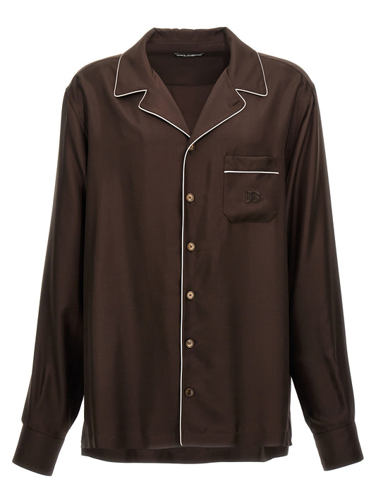 Logo embroidery shirt Shirt, blouse