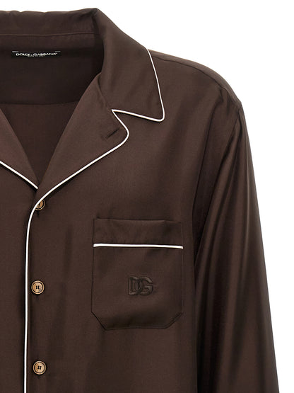 Logo embroidery shirt Shirt, blouse