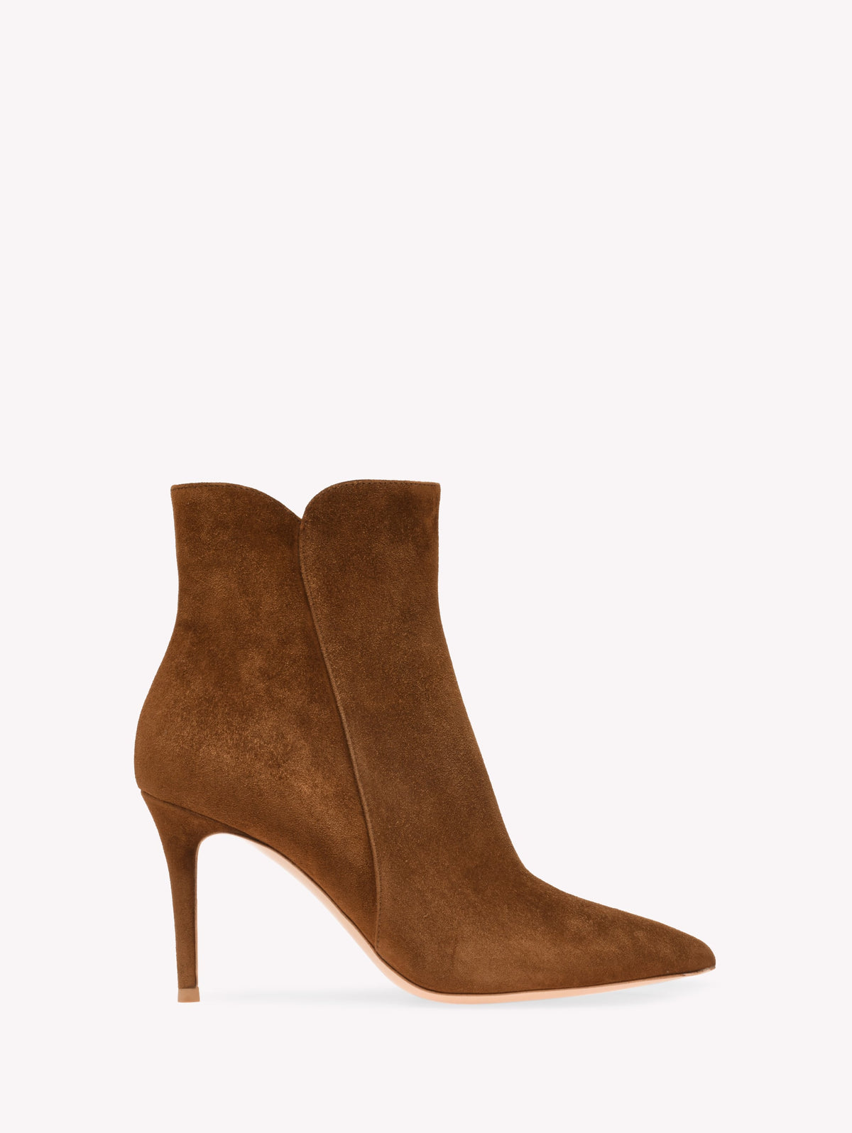 Gianvito Rossi Levy 85 camoscio stivale