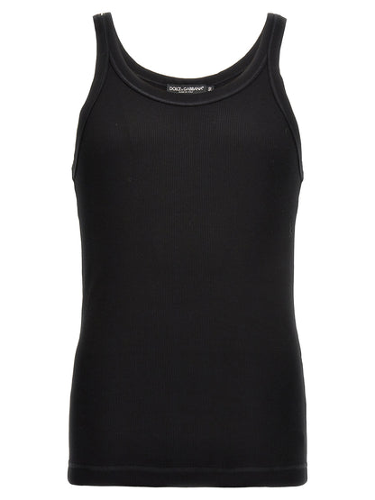 Ribbed tank top Tops