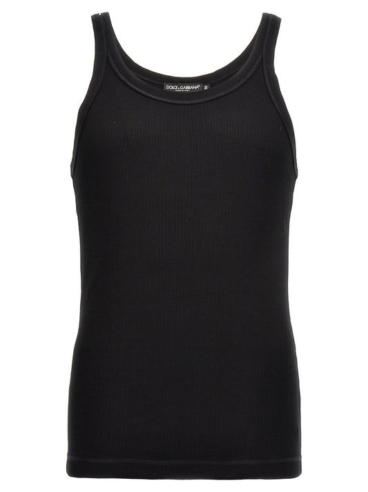 Ribbed tank top Tops