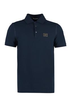 Dolce & Gabbana Short sleeve cotton polo shirt