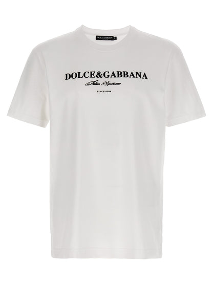 Flock print t-shirt T-shirt