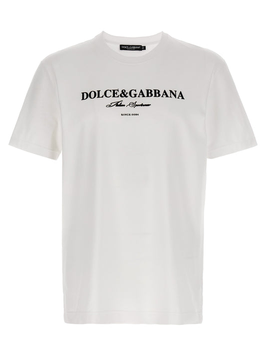Flock print t-shirt T-shirt