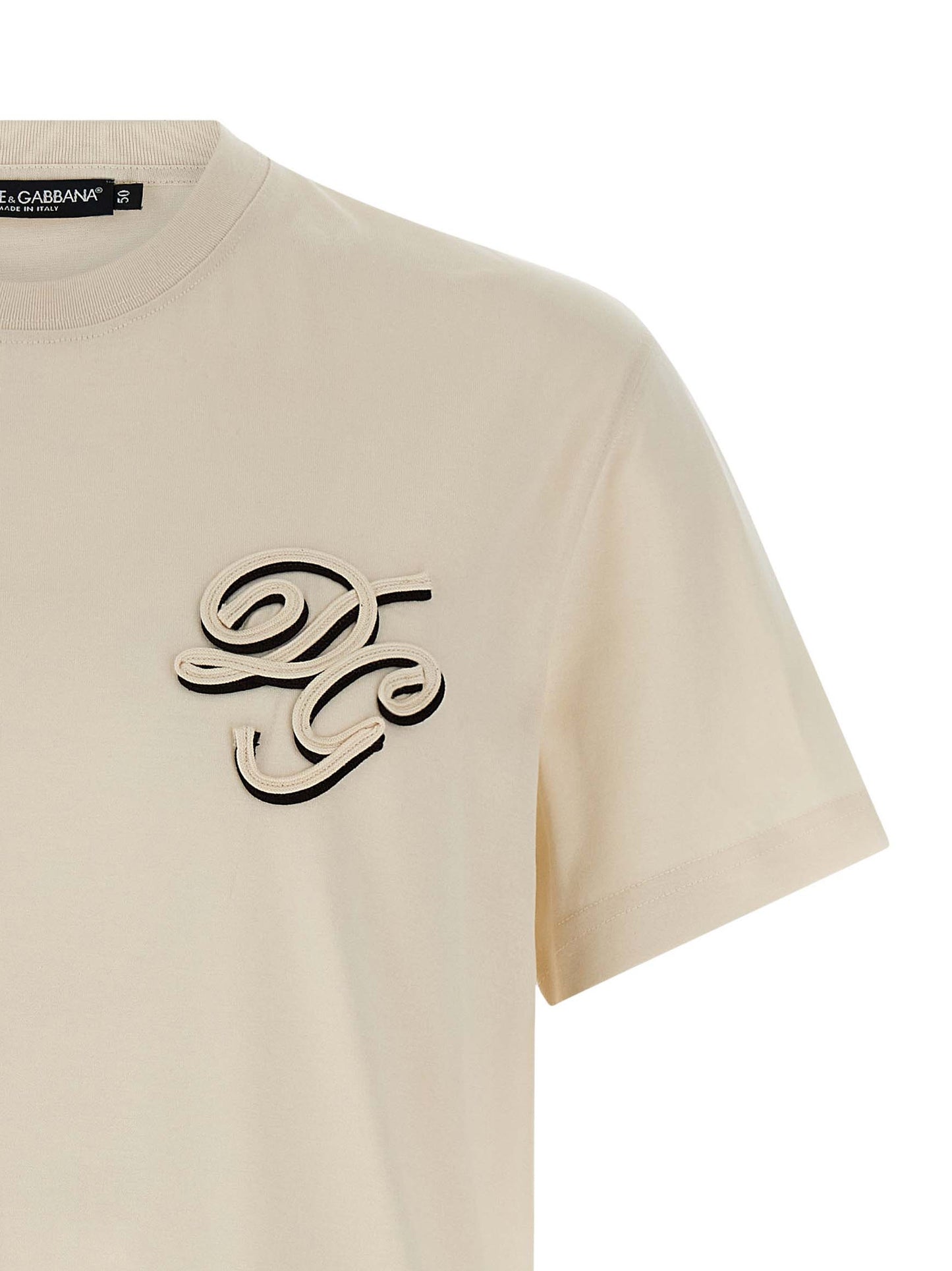 Double embroidery t-shirt T-shirt