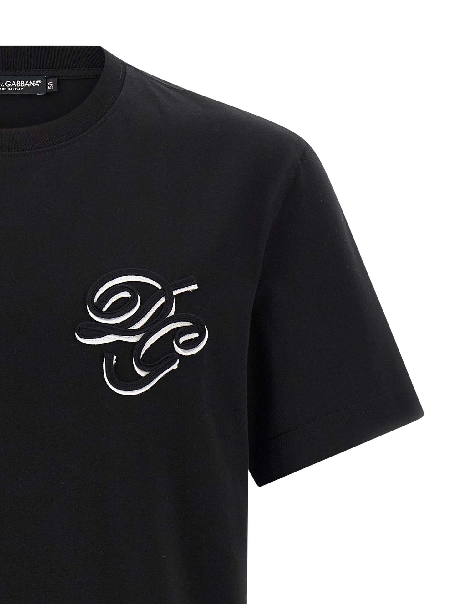 Double embroidery t-shirt T-shirt