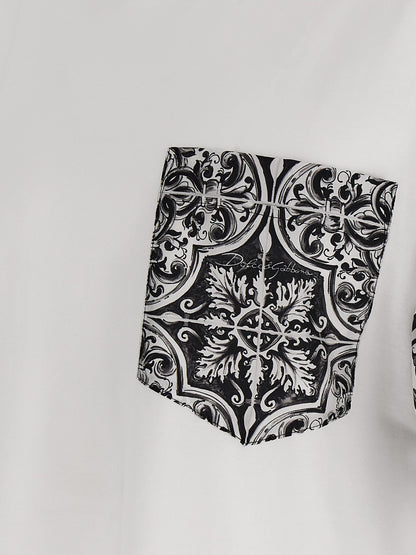 'Maiolica' print T-shirt T-shirt