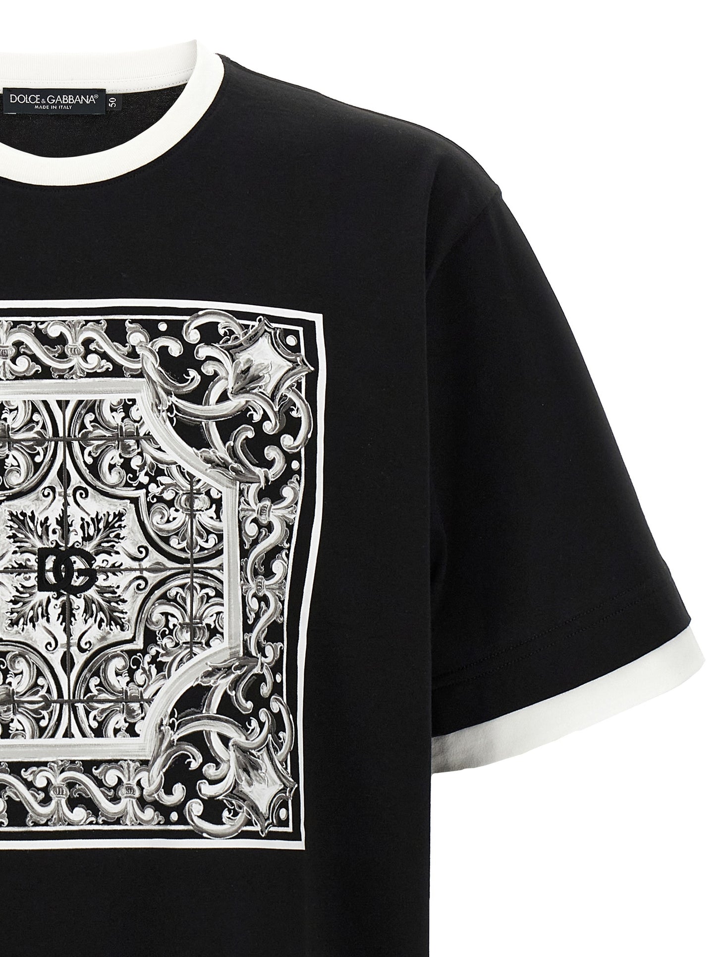 'Maiolica' print T-shirt T-shirt