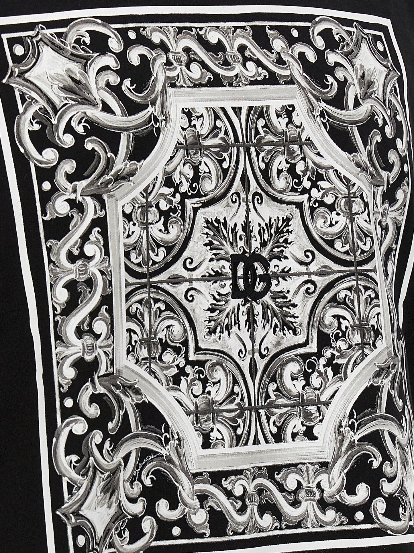 'Maiolica' print T-shirt T-shirt