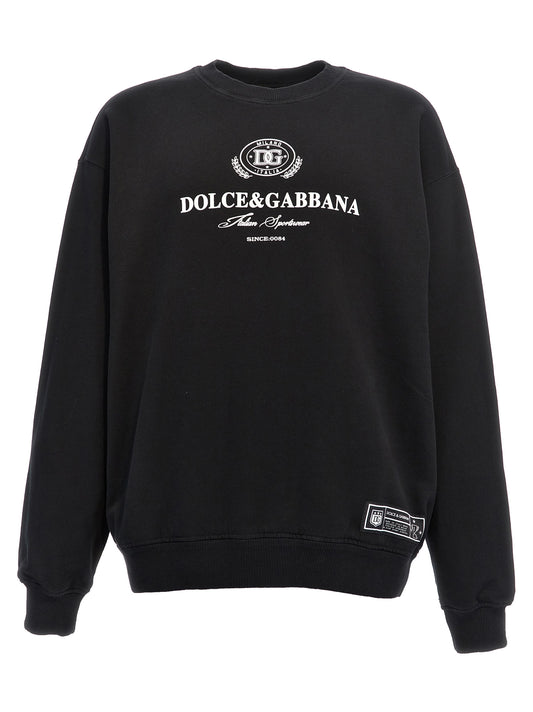Flocked logo sweatshirt Sweatshirt