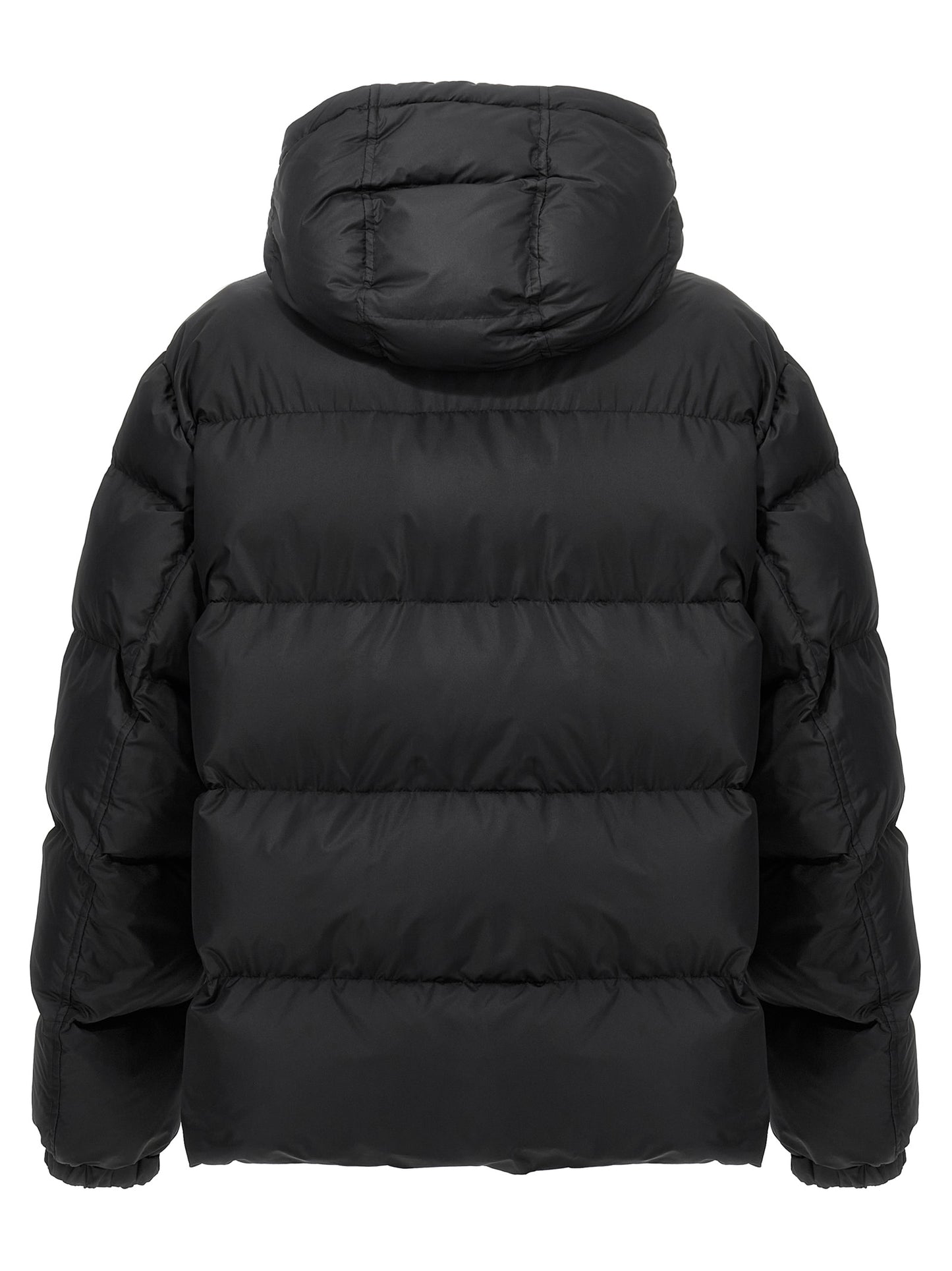 Logo plate down jacket Casual jackets, parka