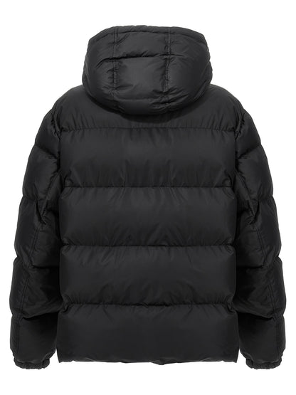 Logo plate down jacket Casual jackets, parka