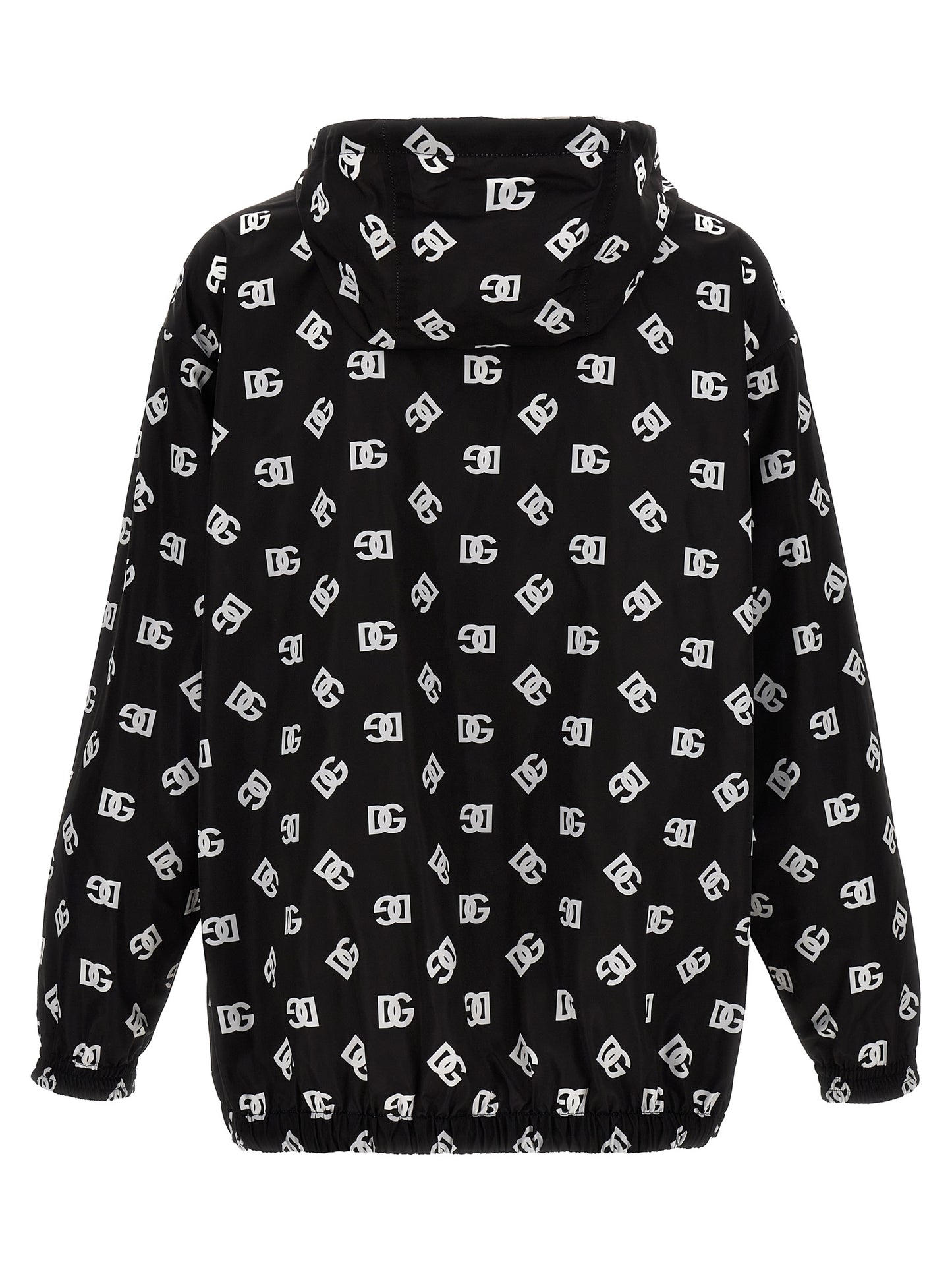 Logo print hooded jacket Casual jackets, parka