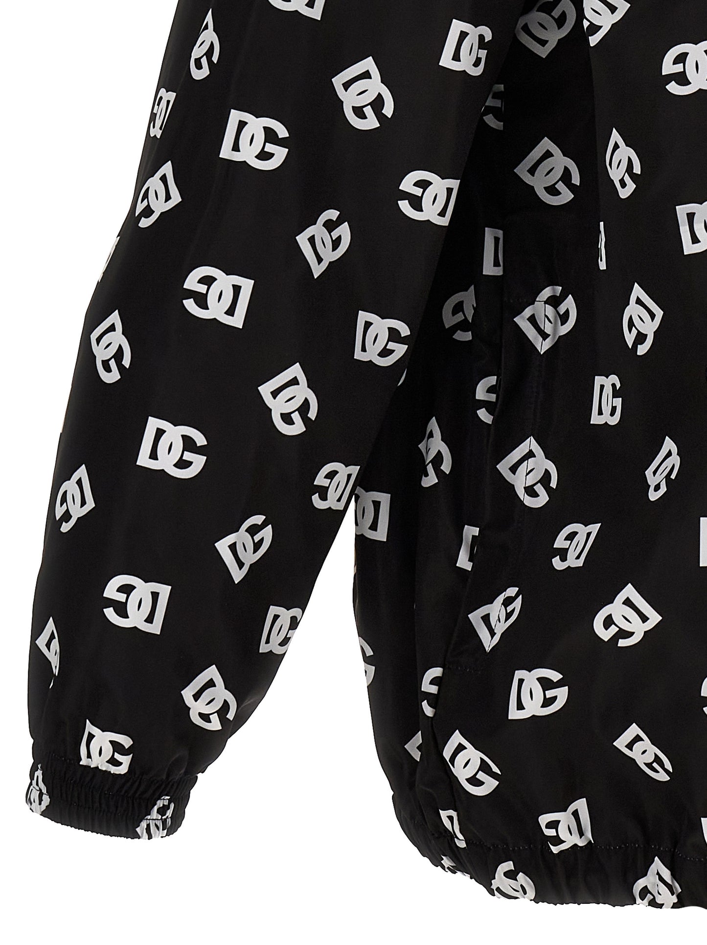 Logo print hooded jacket Casual jackets, parka