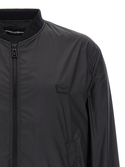 Logo plaque bomber jacket Piumini, Parka, Giacche casual