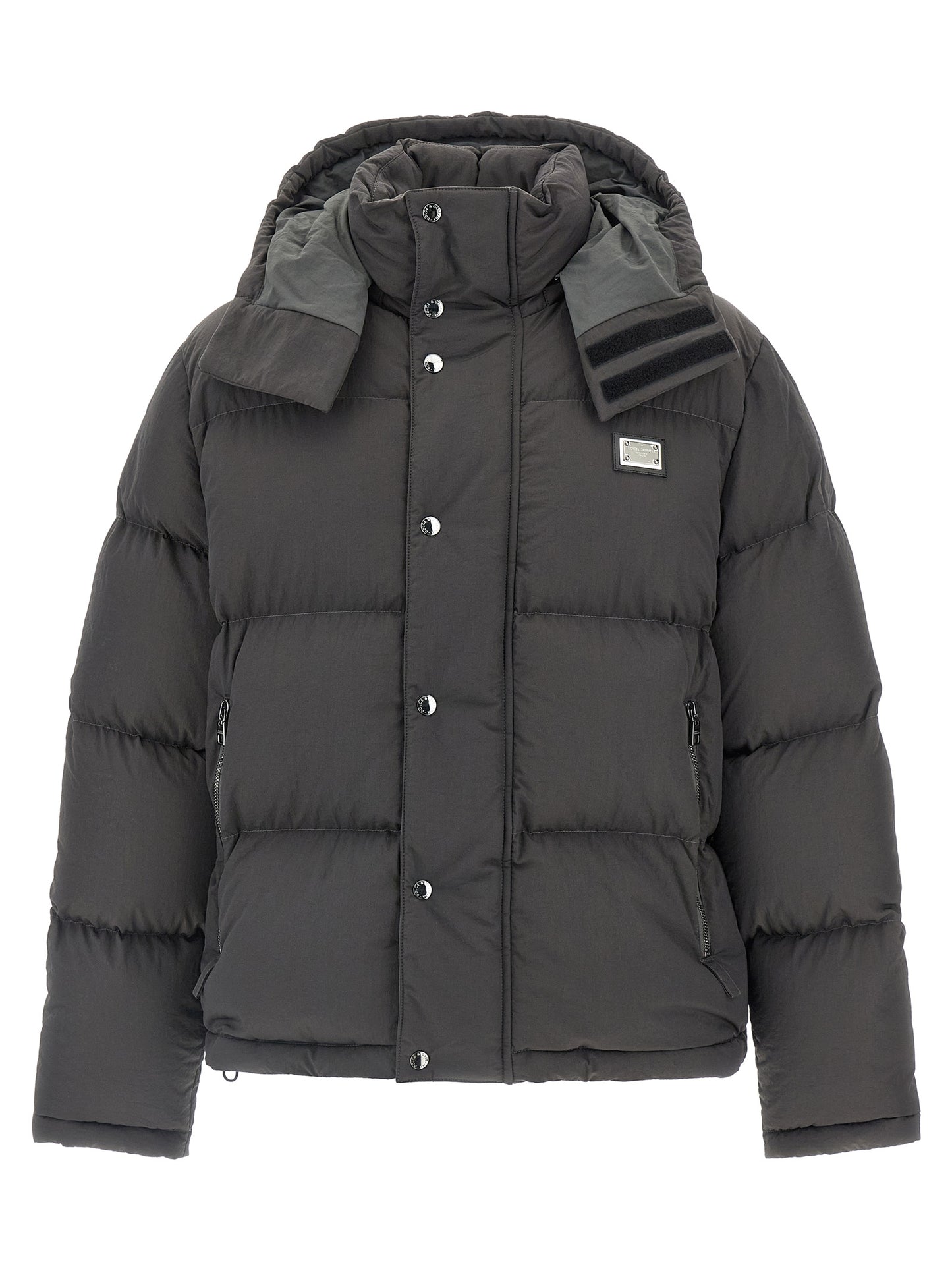 Logo patch down jacket Down jacket, Parka, Casual jackets