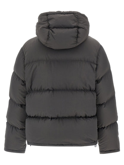 Logo patch down jacket Down jacket, Parka, Casual jackets