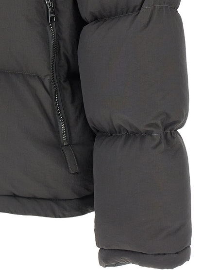 Logo patch down jacket Down jacket, Parka, Casual jackets