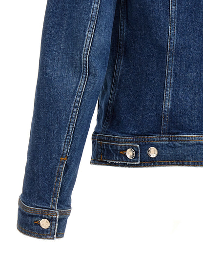 Denim jacket with used effect Piumini, Parka, Giacche casual