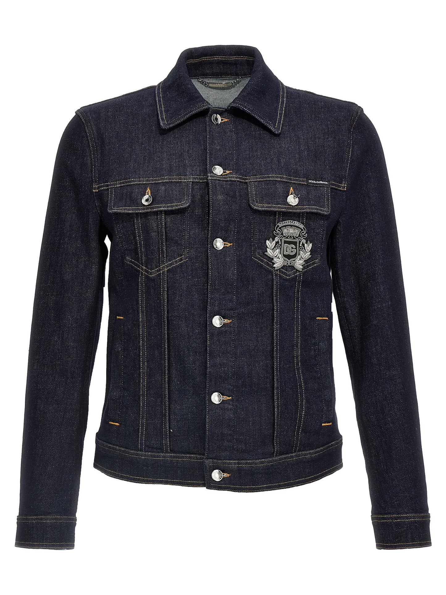 Logo denim jacket Casual jackets, parka