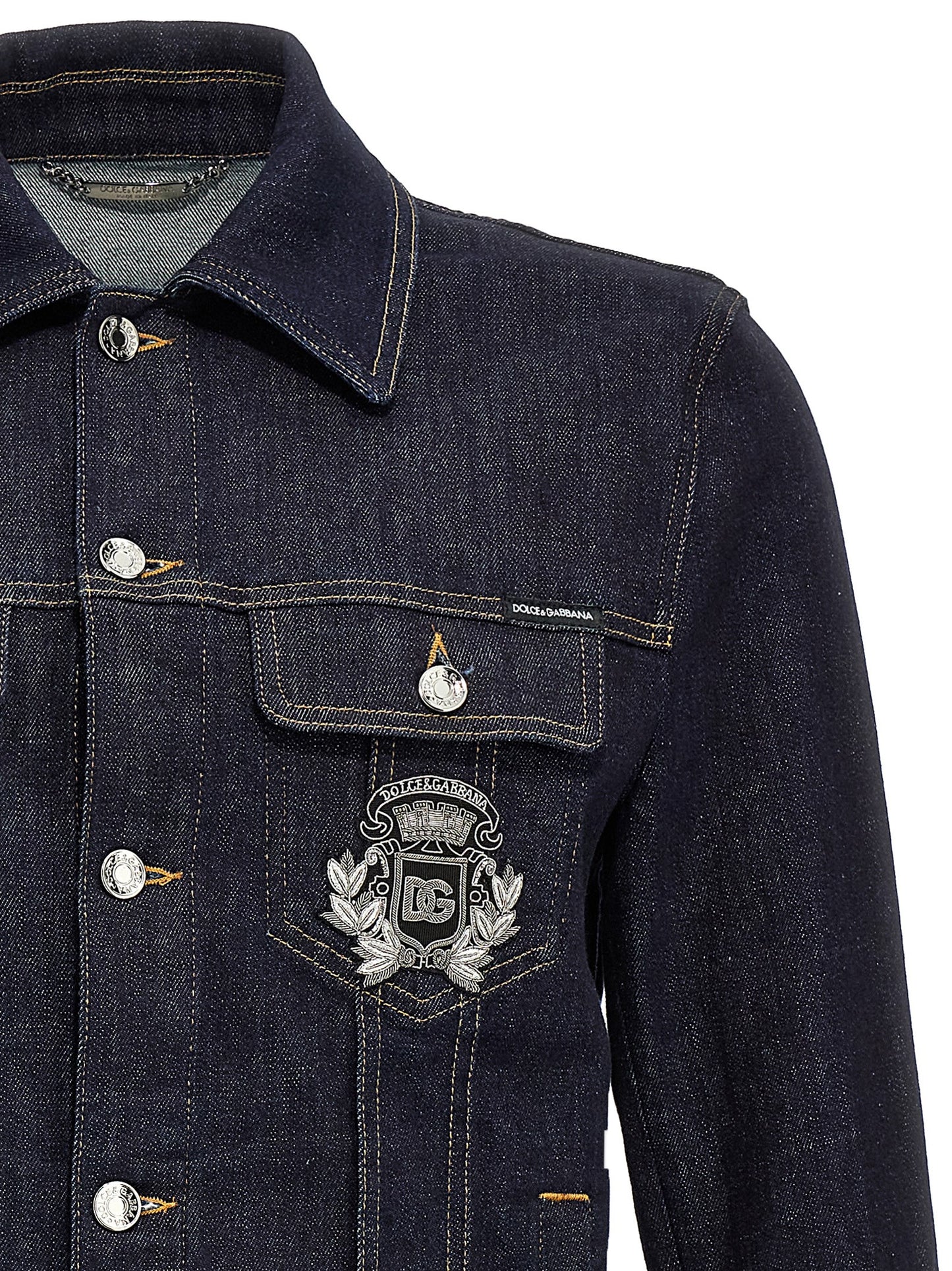 Logo denim jacket Casual jackets, parka