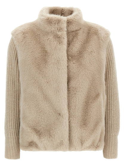 'Resort' faux fur jacket Down jacket, Parka, Casual jackets