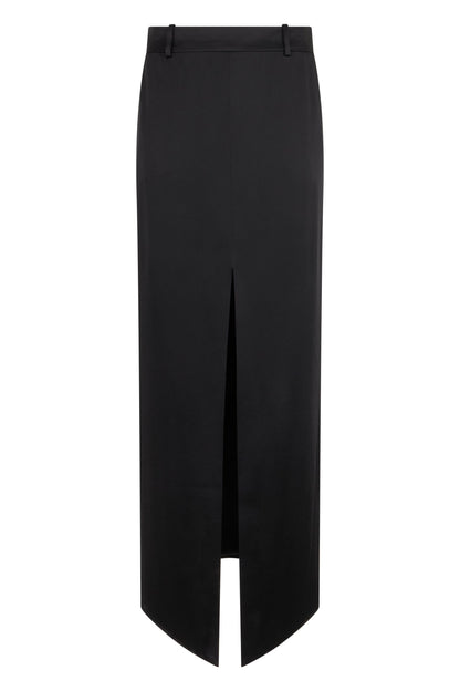 Tom Ford Crepe envers satin tailored skirt